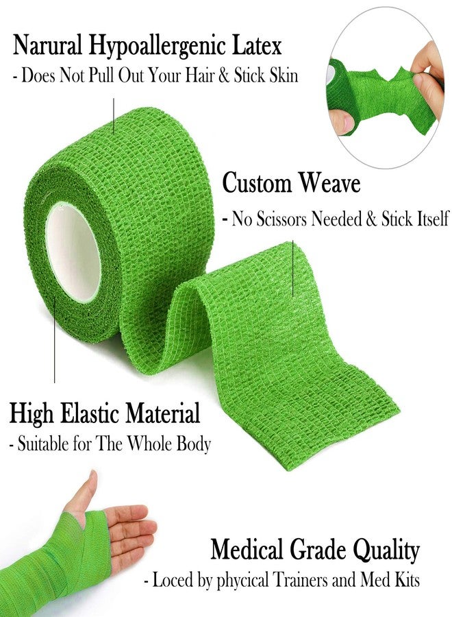 HOCTRAKA 24Pack Self Adhesive Tape Vet Wrap Flex Bandages Leg Wrap Adherent Non-Woven for Dog Cat Horse Pet Animals Ankle Sprains & Swelling 2 Inch 5 Yards (Assorted Patterns) - Image 4